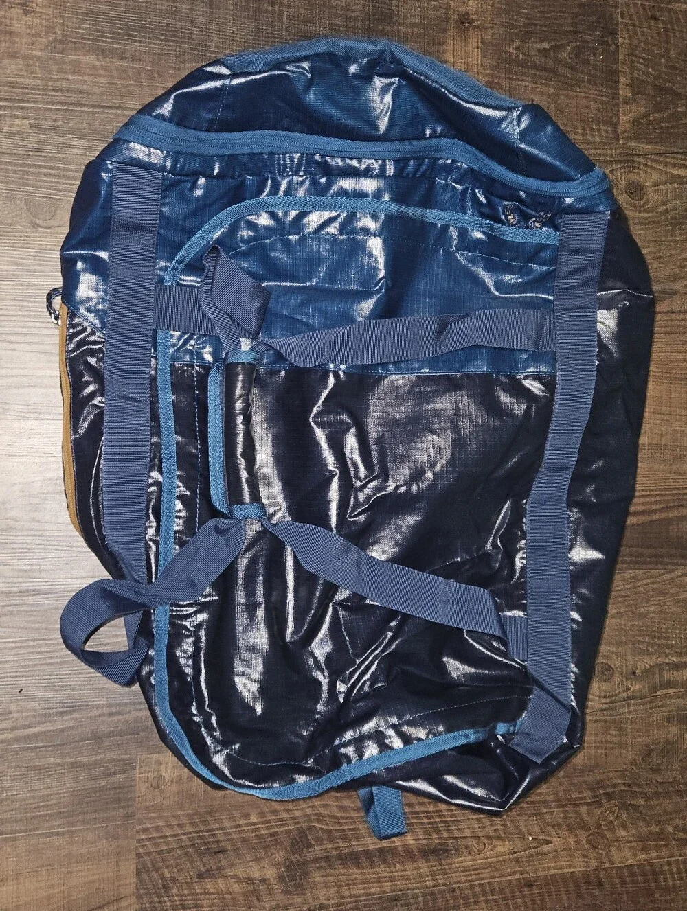 Ozark Trail 70L Coated Polyester Ripstop Duffel Bag With Backpack Straps